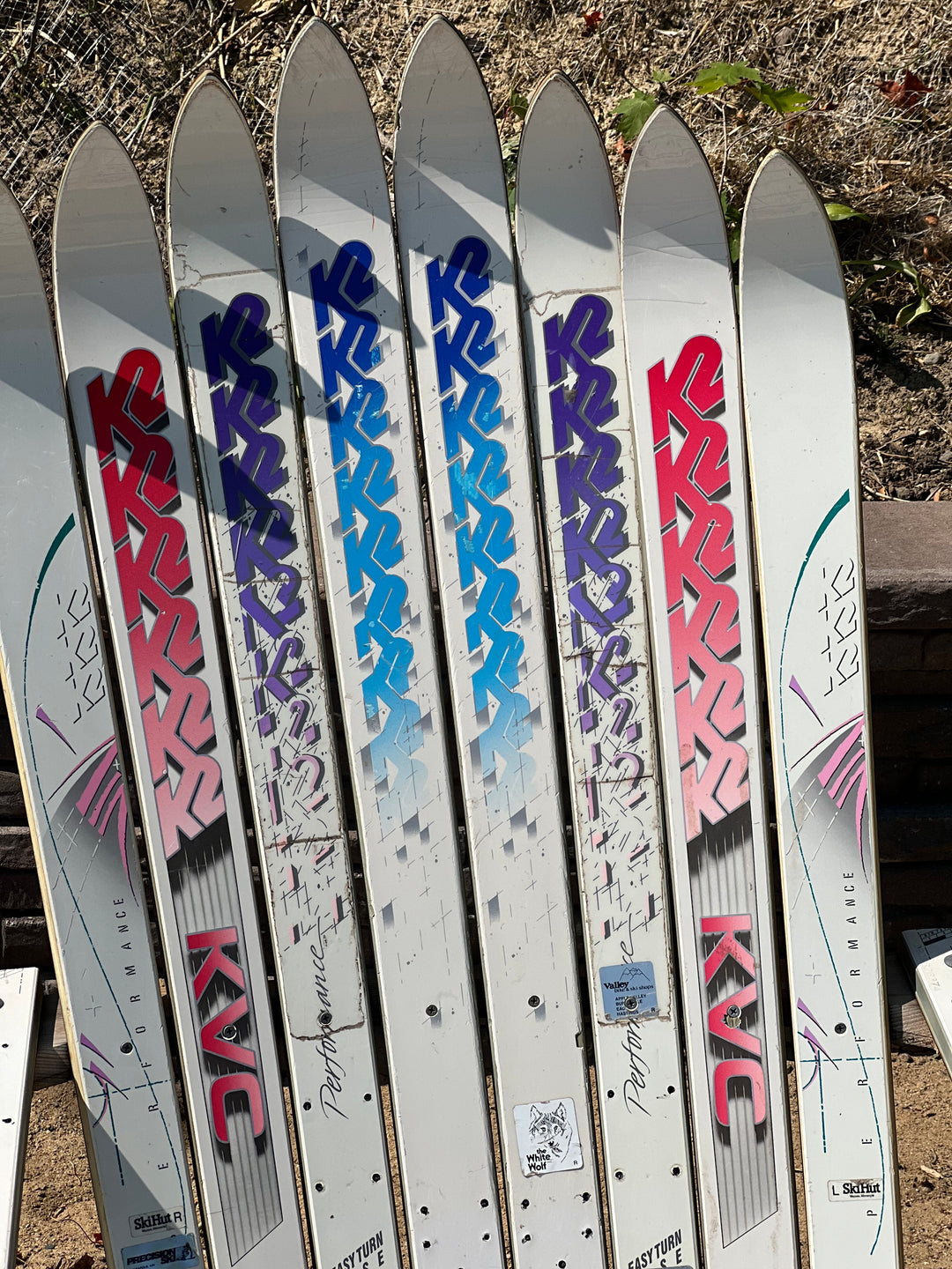 k2 5500 skis SOLD - Downhill Alpine Ski Adirondack Chair