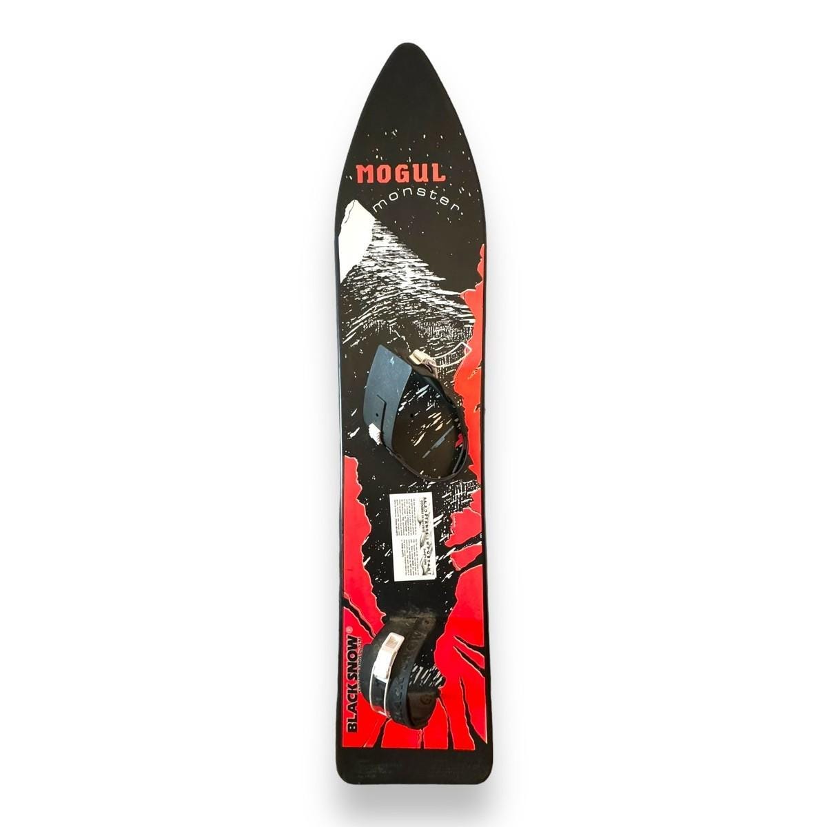 Monster Railing Vintage Snowboard Black Snow Mogul Monster 1980s | Courage Ski & Board ...